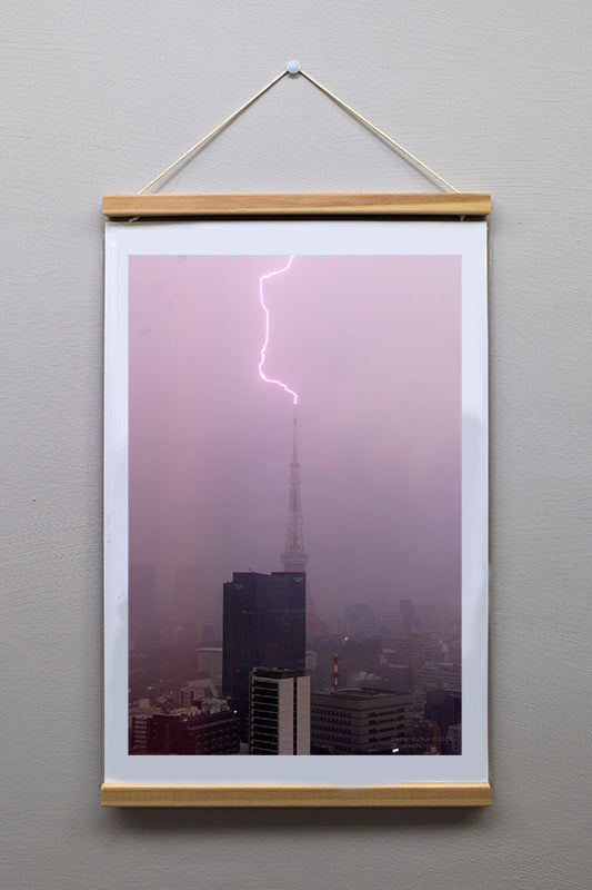 "Lightning Rod", Matte, 13 x 19 inch (A3+), Museum Etching Print